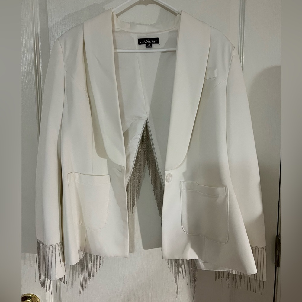 White Chain Blazer